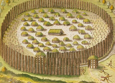 Fortified Indian Village, from 